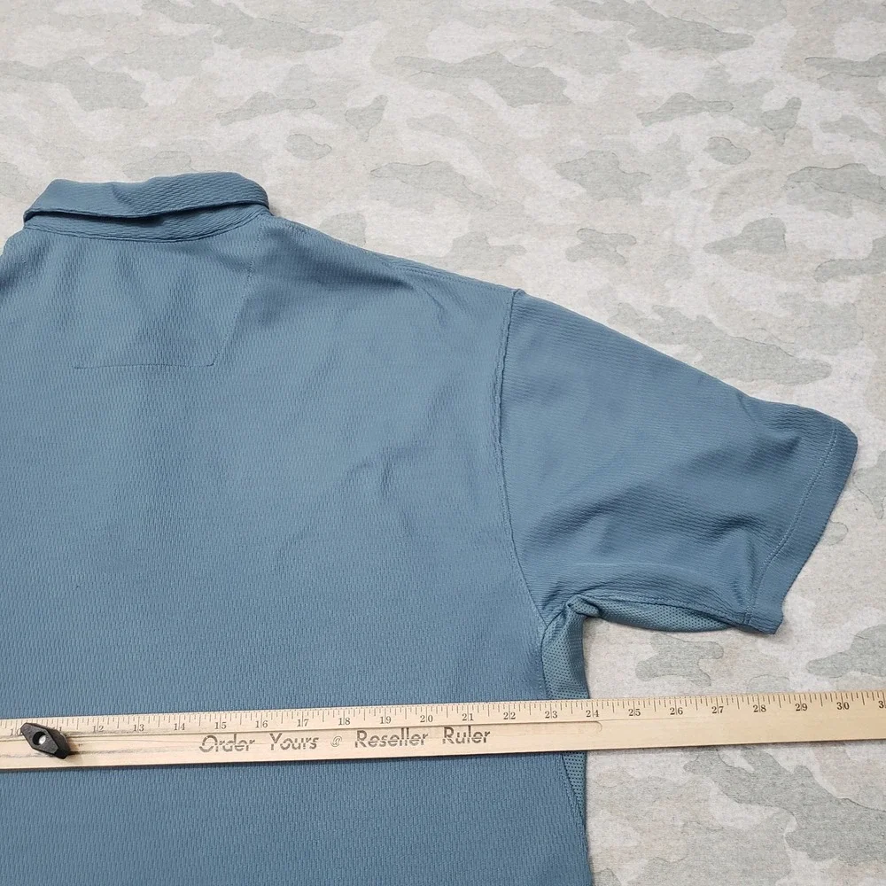Nike Golf Polo Shirt Mens XXL Blue Short Sleeve Casual Outdoors Athleisure